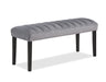 Pascal Light Gray Bench - Levi's Discount Furniture (Vineland, NJ)