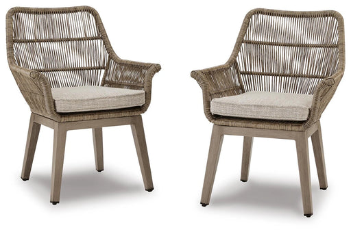 Beach Front Arm Chair with Cushion (Set of 2) - Levi's Discount Furniture (Vineland, NJ)