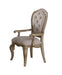 Chelmsford Beige Fabric & Antique Taupe Arm Chair - Levi's Discount Furniture (Vineland, NJ)