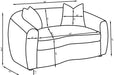 Isabella Loveseat - Levi's Discount Furniture (Vineland, NJ)