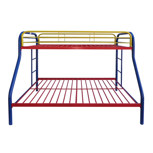 Tritan Rainbow Bunk Bed (Twin/Full) - Levi's Discount Furniture (Vineland, NJ)