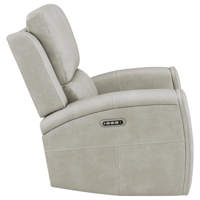 Brickston Triple Power Swivel Glider Recliner - Levi's Discount Furniture (Vineland, NJ)