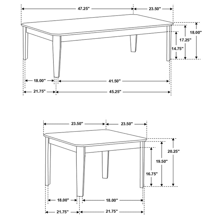 Amaro Coffee Table Set - Levi's Discount Furniture (Vineland, NJ)