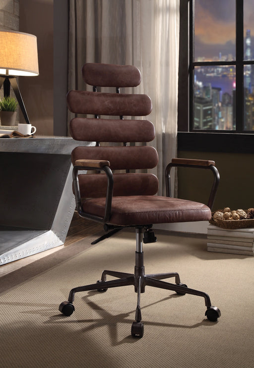 Calan Vintage Whiskey Top Grain Leather Office Chair - Levi's Discount Furniture (Vineland, NJ)