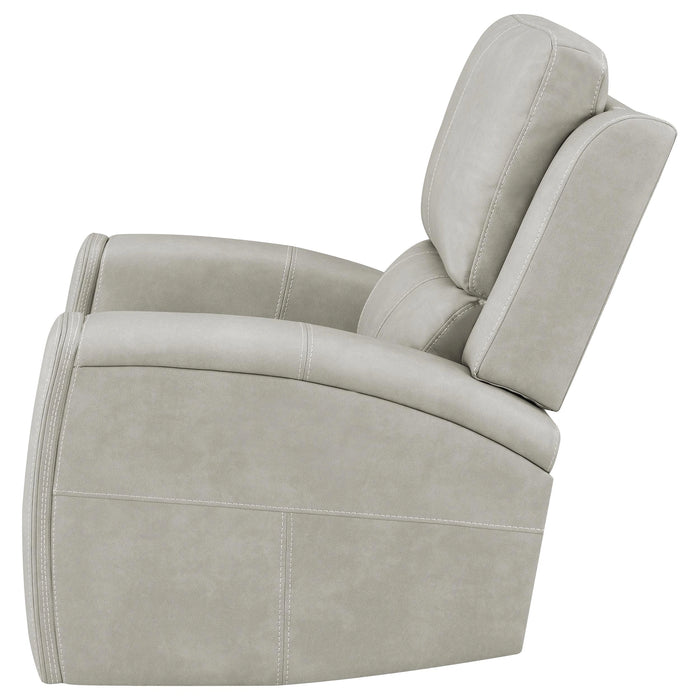 Brickston Triple Power Swivel Glider Recliner - Levi's Discount Furniture (Vineland, NJ)