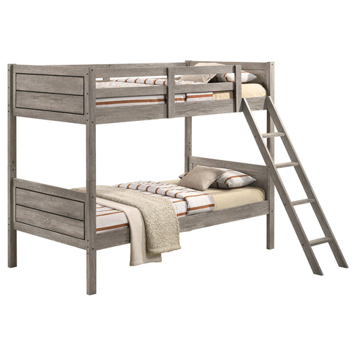 Ryder Bunk Bed with Mattress - Levi's Discount Furniture (Vineland, NJ)