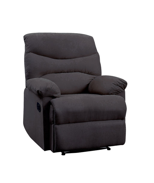 Arcadia Black Woven Fabric Recliner (Motion) - Levi's Discount Furniture (Vineland, NJ)