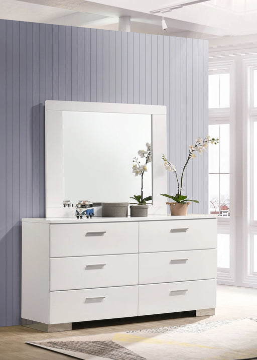 Felicity Dresser with Mirror - Levi's Discount Furniture (Vineland, NJ)