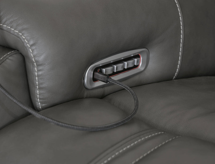 5Z - Pittson Power Sectional Reclining Sofa - Levi's Discount Furniture (Vineland, NJ)