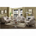Chelmsford Beige Fabric & Antique Taupe Sofa w/5 Pillows - Levi's Discount Furniture (Vineland, NJ)