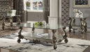 Versailles Antique Platinum & Clear Glass Coffee Table - Levi's Discount Furniture (Vineland, NJ)