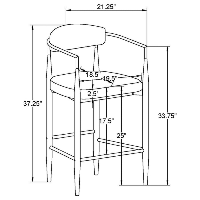 Tina Counter Chair - Levi's Discount Furniture (Vineland, NJ)