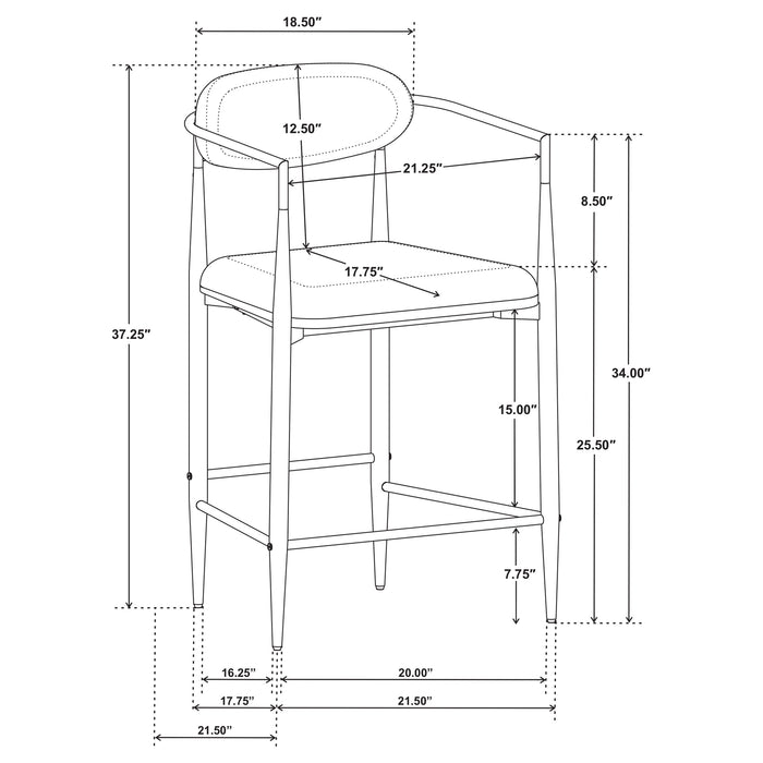Tina Counter Chair - Levi's Discount Furniture (Vineland, NJ)