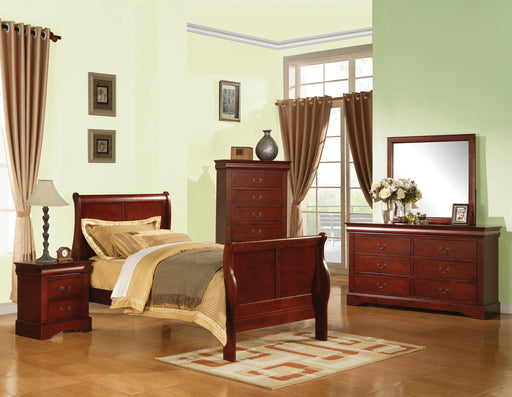 Louis Philippe III Cherry Twin Bed - Levi's Discount Furniture (Vineland, NJ)