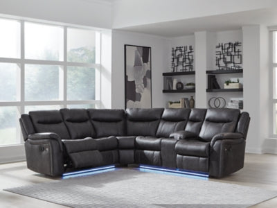 Sultan Meadow Reclining Sectional - Levi's Discount Furniture (Vineland, NJ)