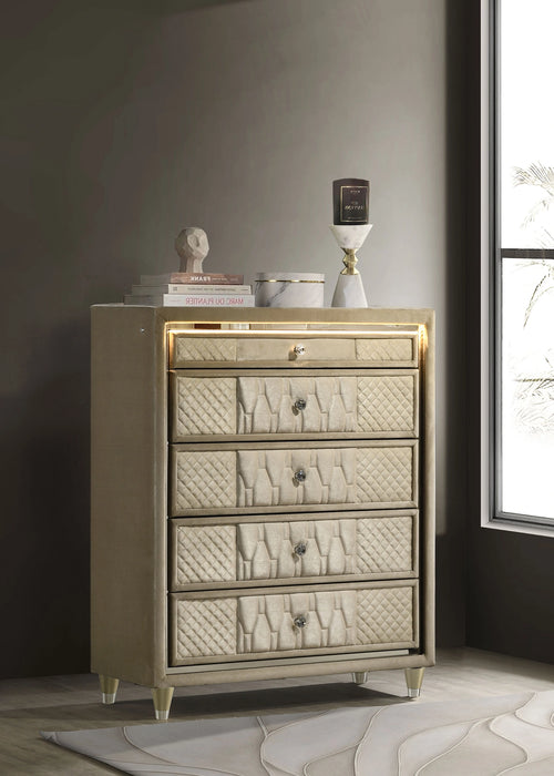 Lorient Chest of Drawers with LED Lighting - Levi's Discount Furniture (Vineland, NJ)