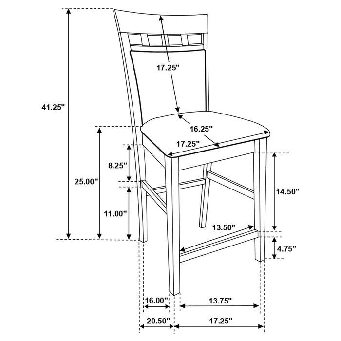 Gabriel Counter Height Dining Set - Levi's Discount Furniture (Vineland, NJ)