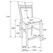 Gabriel Counter Height Dining Set - Levi's Discount Furniture (Vineland, NJ)