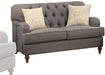 Acme Furniture Alianza Loveseat in Dark Gray 53691 - Levi's Discount Furniture (Vineland, NJ)