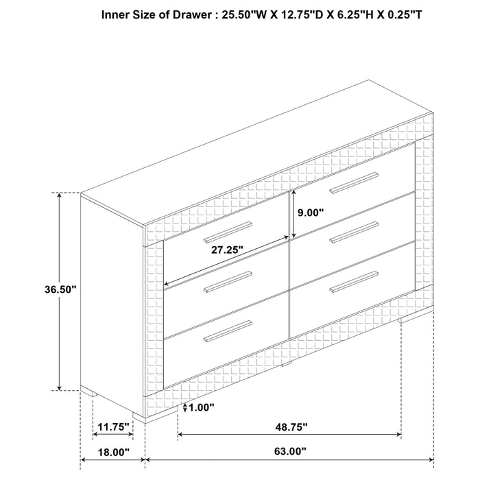 Ives Dresser - Levi's Discount Furniture (Vineland, NJ)