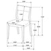 Almonte Dining Side Chair - Levi's Discount Furniture (Vineland, NJ)