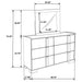 Hyland Dresser with Mirror - Levi's Discount Furniture (Vineland, NJ)