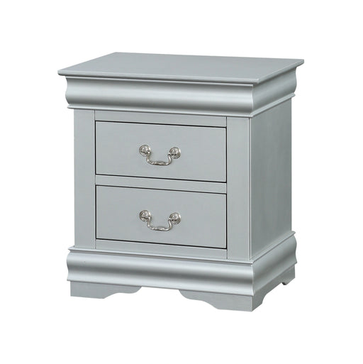 Louis Philippe Platinum Nightstand - Levi's Discount Furniture (Vineland, NJ)