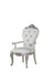 Gorsedd Cream Fabric & Antique White Arm Chair - Levi's Discount Furniture (Vineland, NJ)