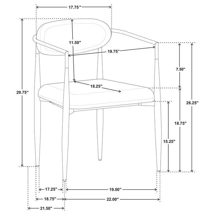 Bradbury Dining Arm Chair - Levi's Discount Furniture (Vineland, NJ)