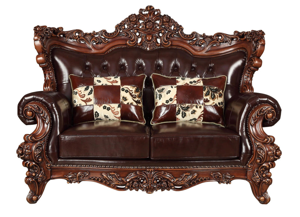 Acme Furniture Forsythia Loveseat in Espresso 53071 - Levi's Discount Furniture (Vineland, NJ)