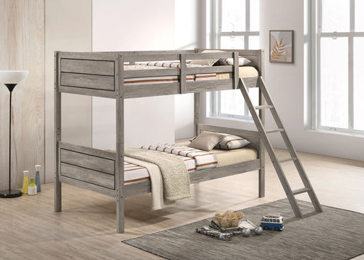 Ryder Bunk Bed with Mattress - Levi's Discount Furniture (Vineland, NJ)