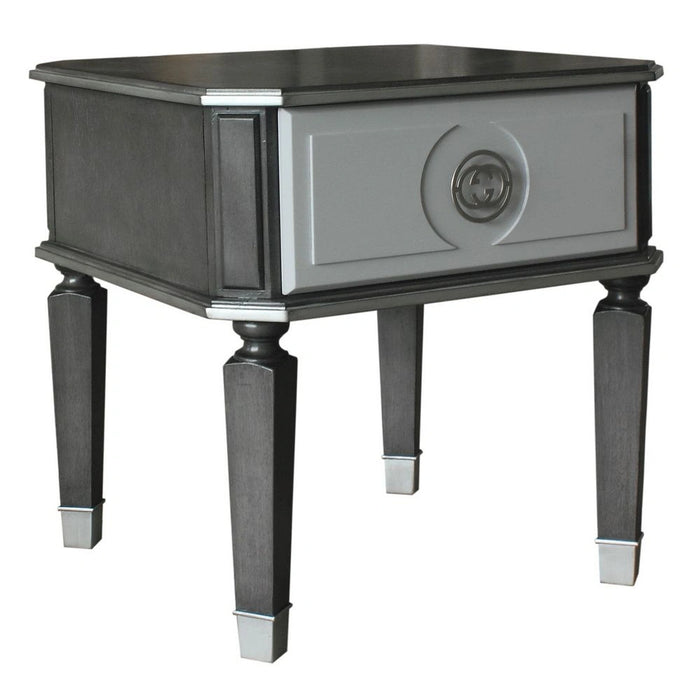 Acme Furniture House Beatrice End Table in Charcoal 88817 - Levi's Discount Furniture (Vineland, NJ)