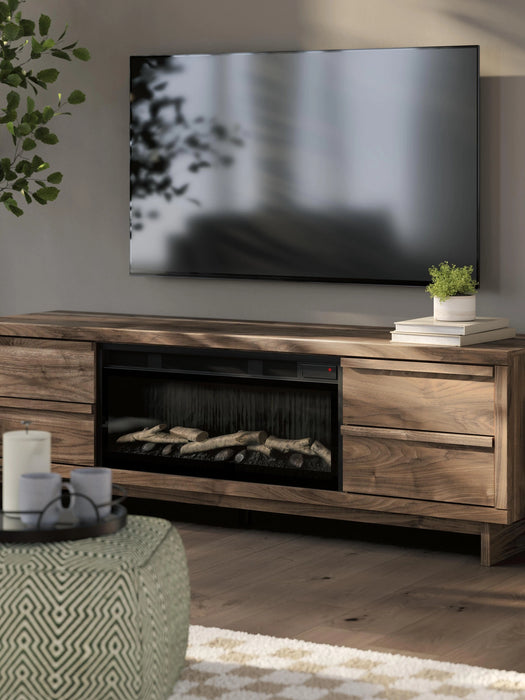 Zadilyn 72" TV Stand with Electric Fireplace - Levi's Discount Furniture (Vineland, NJ)