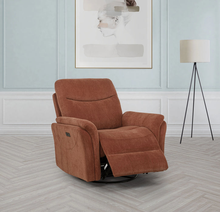 Adler Power Swivel Glider Recliner - Levi's Discount Furniture (Vineland, NJ)