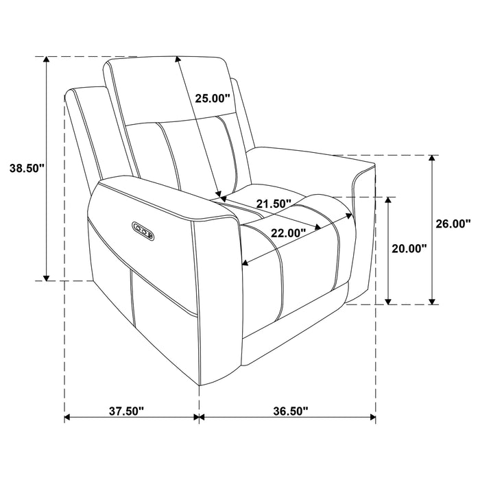 Kennett Power Recliner - Levi's Discount Furniture (Vineland, NJ)