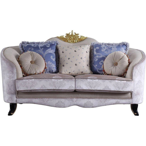 Acme Furniture Sheridan Loveseat in Cream 53946 - Levi's Discount Furniture (Vineland, NJ)