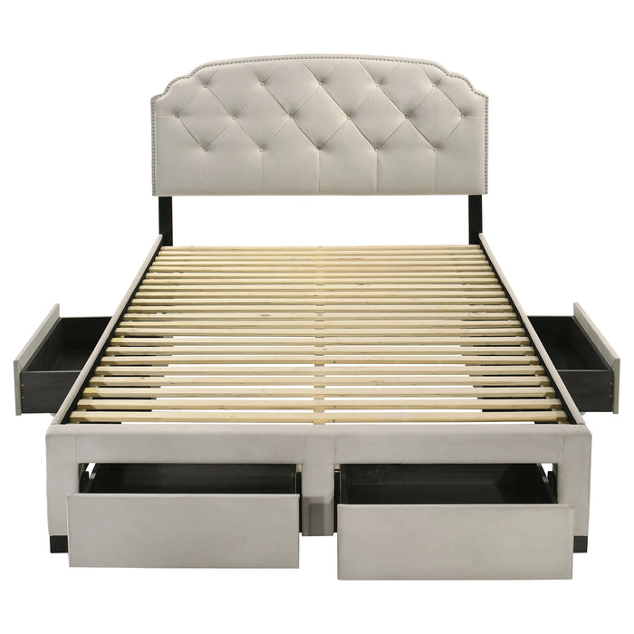 Marianna Panel Platform Storage Bed - Levi's Discount Furniture (Vineland, NJ)