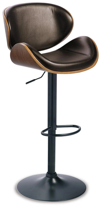 Bellatier Adjustable Height Bar Stool - Levi's Discount Furniture (Vineland, NJ)