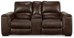 Alessandro Power Reclining Loveseat with Console - Levi's Discount Furniture (Vineland, NJ)