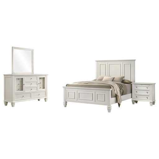 Sandy Beach 4 Pc Bedroom Set - Levi's Discount Furniture (Vineland, NJ)