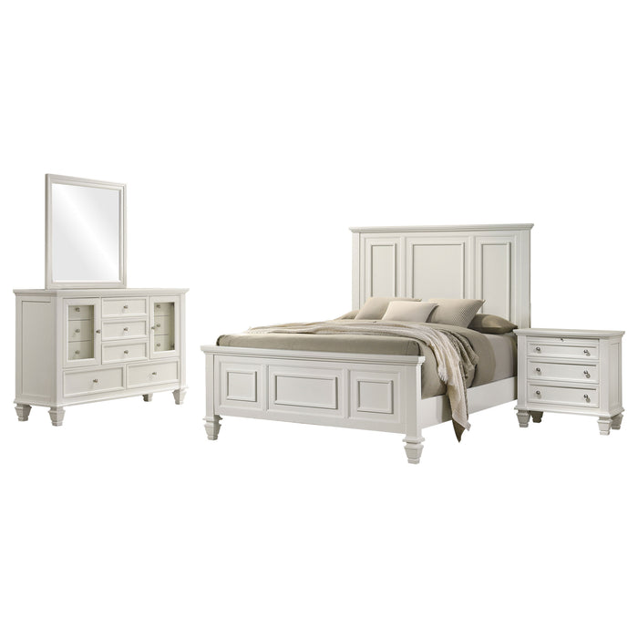 Sandy Beach 4 Pc Bedroom Set - Levi's Discount Furniture (Vineland, NJ)