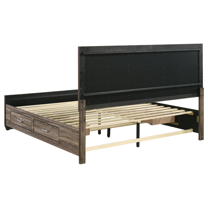 Kauffman Panel Platform Storage Bed - Levi's Discount Furniture (Vineland, NJ)