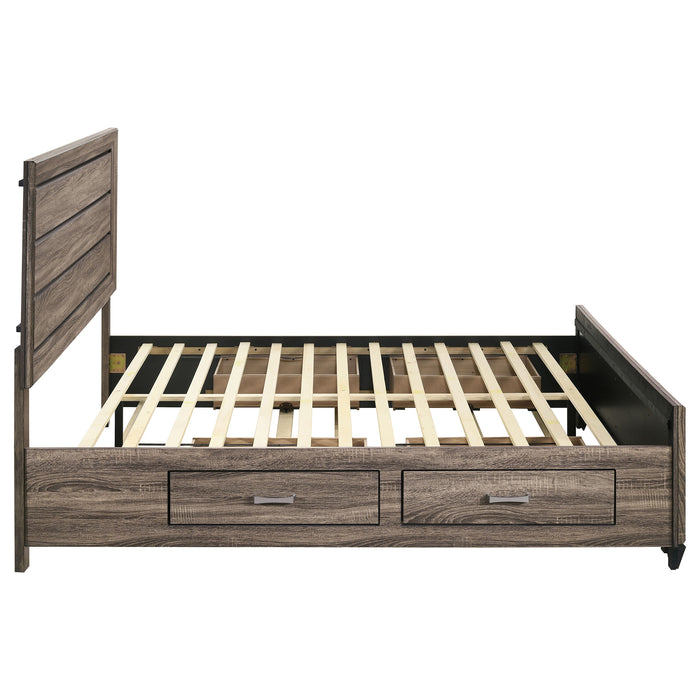 Kauffman Panel Platform Storage Bed - Levi's Discount Furniture (Vineland, NJ)