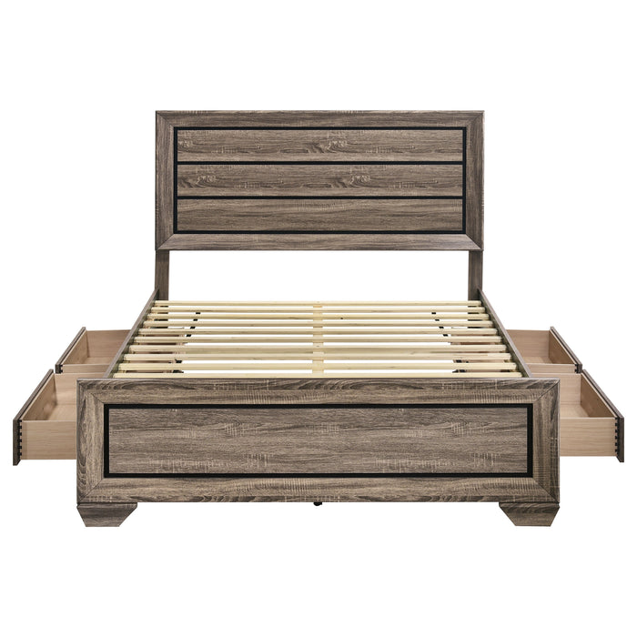 Kauffman Panel Platform Storage Bed - Levi's Discount Furniture (Vineland, NJ)