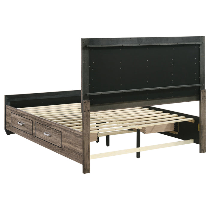 Kauffman Panel Platform Storage Bed - Levi's Discount Furniture (Vineland, NJ)