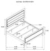 Kauffman Panel Bed - Levi's Discount Furniture (Vineland, NJ)