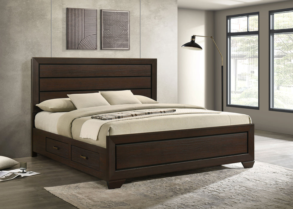 Kauffman Panel Platform Storage Bed - Levi's Discount Furniture (Vineland, NJ)