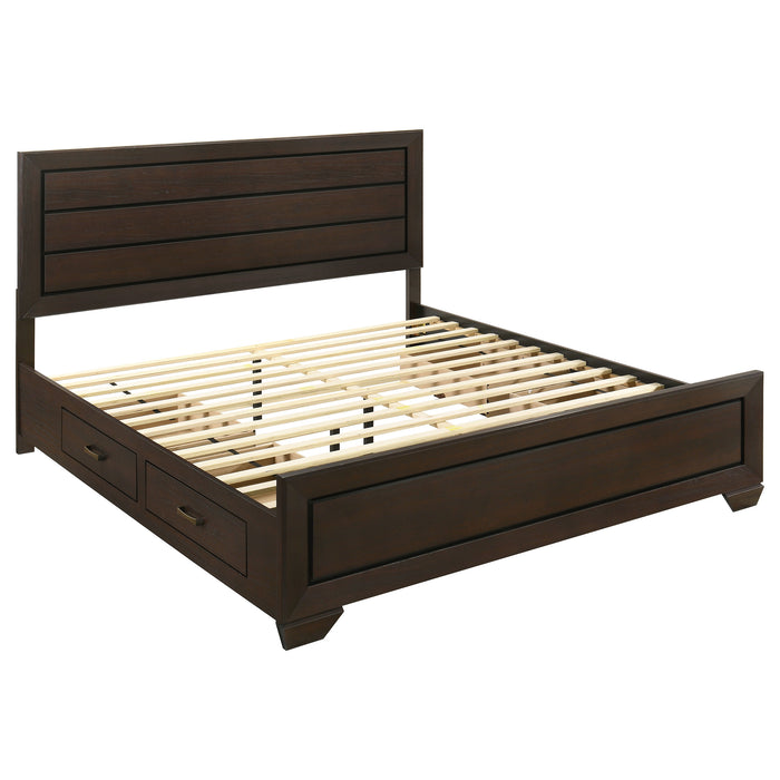 Kauffman Panel Platform Storage Bed - Levi's Discount Furniture (Vineland, NJ)