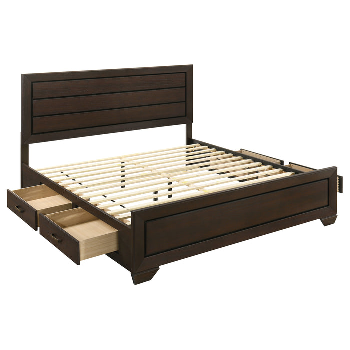 Kauffman Panel Platform Storage Bed - Levi's Discount Furniture (Vineland, NJ)