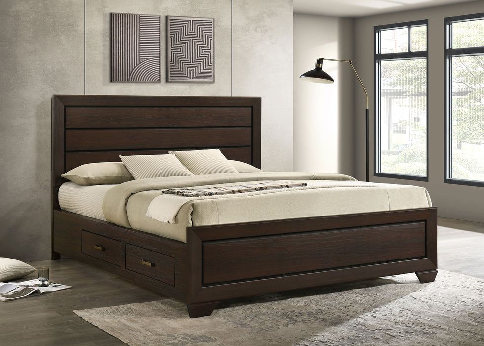 Kauffman Panel Platform Storage Bed - Levi's Discount Furniture (Vineland, NJ)